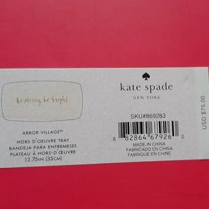 Kate Spade NY Lenox Arbor Village platter